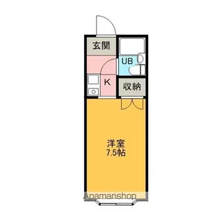 クレスト松村【202号室】の間取り