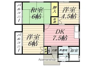 サニープレス【2階】の間取り