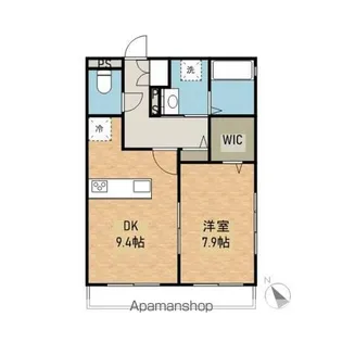 CHAPA【303号室】の間取り