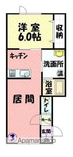 パステルB【2階】の間取り