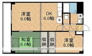 ライネクスト新川【1階】の間取り