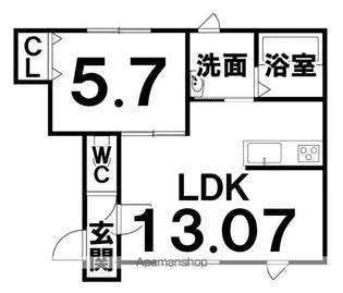 ORCHID(オーキッド)【2階】の間取り
