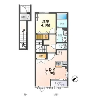 スカイハイム【2階】の間取り