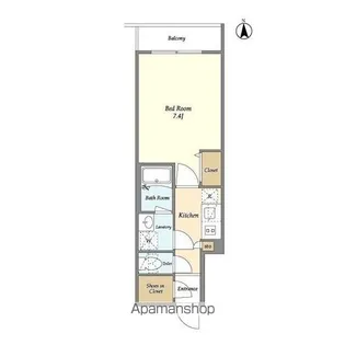 グランカーサ綾瀬【4階】の間取り