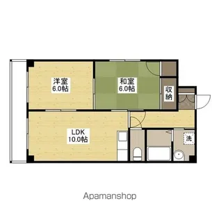 プレシオ住本【104号室】の間取り