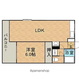 サンコート美原【305号室】の間取り