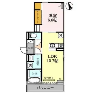 新潟県新潟市中央区女池上山1丁目【アパート】の間取り