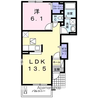 グランジュテ【1階】の間取り