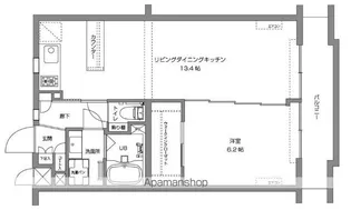レジディア吉祥寺【1階】の間取り