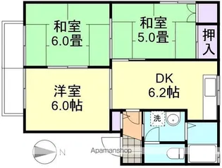 Dias雅【2階】の間取り