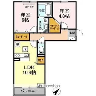メナージュ今【1階】の間取り