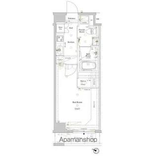 ルクレ高円寺アジールコート【208号室】の間取り