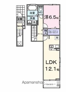 ビオレタA【2階】の間取り