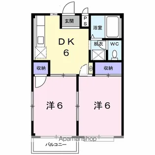 ラフォーレ【1階】の間取り
