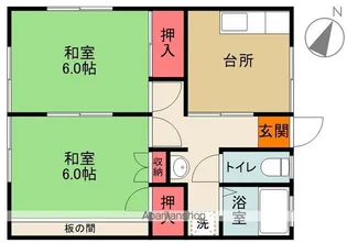 鷺コーポ【103号室】の間取り