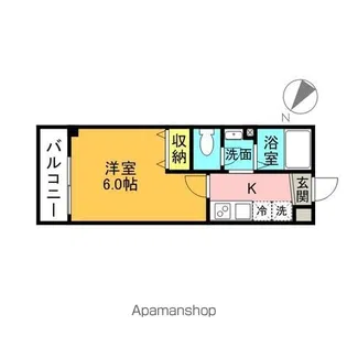 ハルカス鳩ヶ谷【1階】の間取り