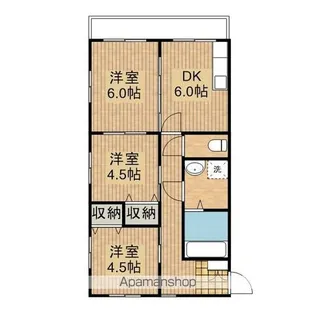 ビアン ロジュマンF【301号室】の間取り