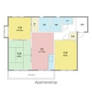 アムール1995【201号室】の間取り