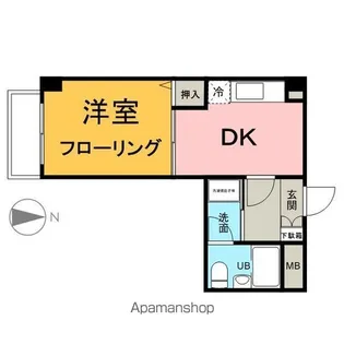 中板橋ダイカンプラザシティ【2階】の間取り