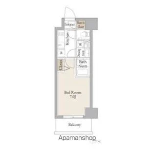 ルネフラッツ黒川2【10階】の間取り