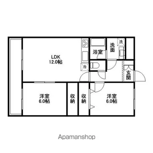 リベルコート21【5階】の間取り