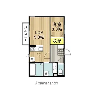 アイリス・ヒル【2階】の間取り