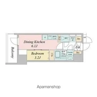 ルネフラッツ今池駅前South【5階】の間取り