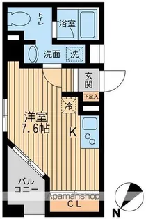 ユニフォート目黒中町【4階】の間取り