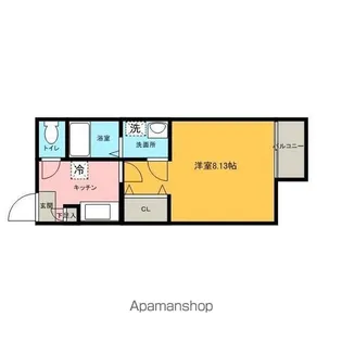 クレフラスト台原駅前【1階】の間取り