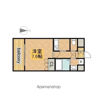 リエス東別院【8階】の間取り