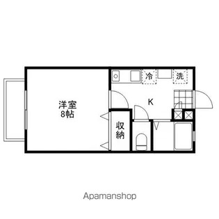 ベルクラント今【1階】の間取り
