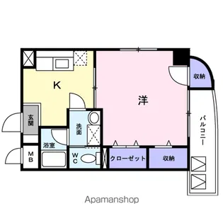 VIENTNAKAHIROAV【6階】の間取り