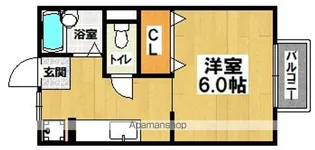 中百舌鳥ハイツ【103号室】の間取り