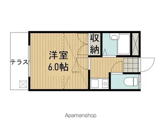 レオパレス阿佐ヶ谷【1階】の間取り