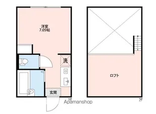 デュオメゾン横濱石川町WEST【2階】の間取り
