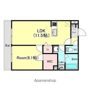 シエーナ松波Ⅰ【2階】の間取り