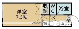 桃夭館【S101号室】の間取り