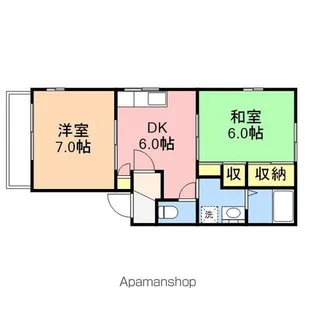 グリーンヒルズC【2階】の間取り