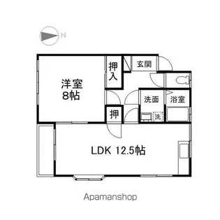ドリームハイツ【1階】の間取り