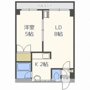 セントポーリア参番館【702号室】の間取り