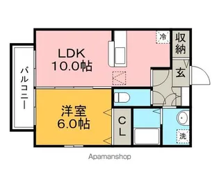 リーベン ルーチェⅡ【1階】の間取り