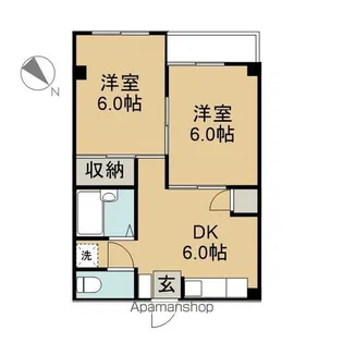 ホワイトハウス【3階】の間取り