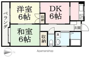 エクセレントシティ【301号室】の間取り