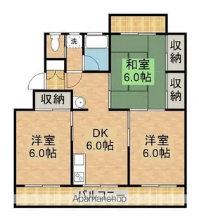 コーポコータロー【5階】の間取り