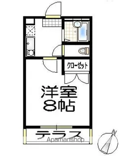 アンジェラ【203号室】の間取り