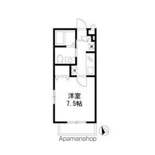 東京都練馬区中村北2丁目【アパート】の間取り
