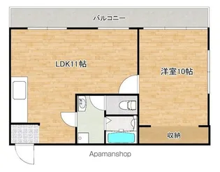 KSSビル【601号室】の間取り