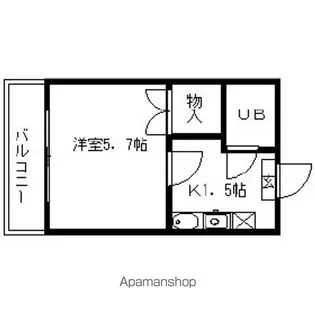 ダイソー10号館【202号室】の間取り