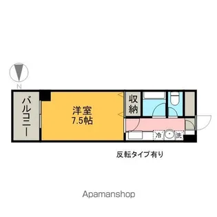 BELLE VIVRE新栄(シンサカエ)【7階】の間取り