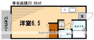 JMテラスⅢ【1階】の間取り